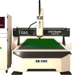 Titan 1325 Heavy Duty CNC Router Machine for Industrial Woodworking and Metal Processing.